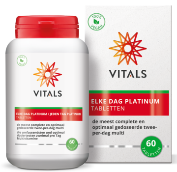 Vitals Vitals Elke dag Platinum 60 tabletten