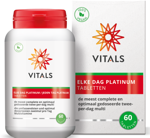 Vitals Vitals Elke dag Platinum 60 tabletten