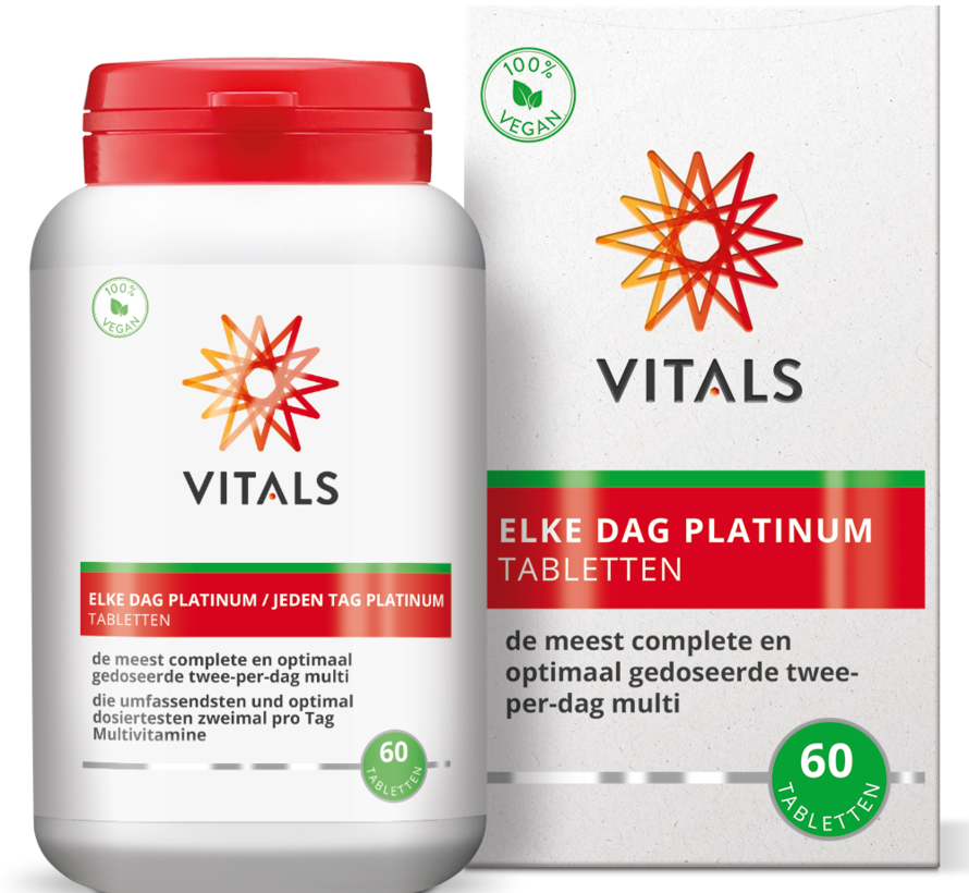 Vitals Elke dag Platinum 60 tabletten