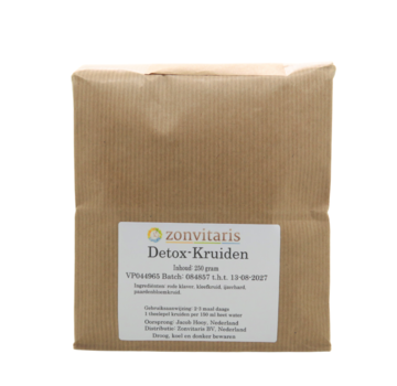 Zonvitaris Zonvitaris Detox Kruiden thee 250 gram