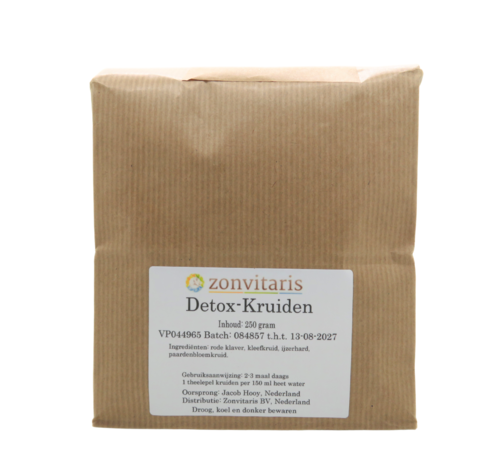 Zonvitaris Zonvitaris Detox Kruiden thee 250 gram