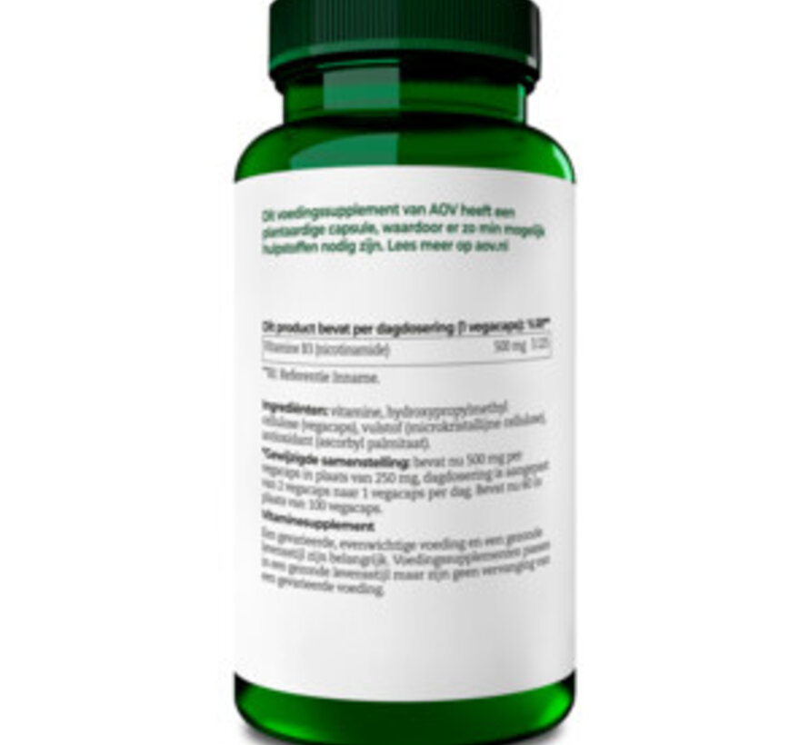 AOV 211 Nicotinamide 60 vegacaps