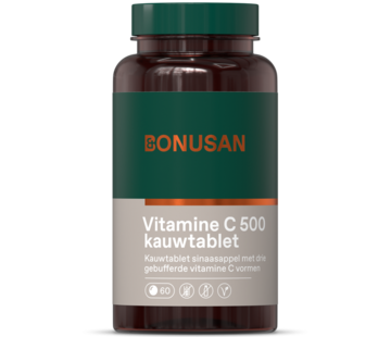 Bonusan Bonusan Vitamine C-500 60 kauwtabletten