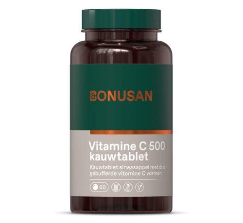 Bonusan Bonusan Vitamine C-500 60 kauwtabletten