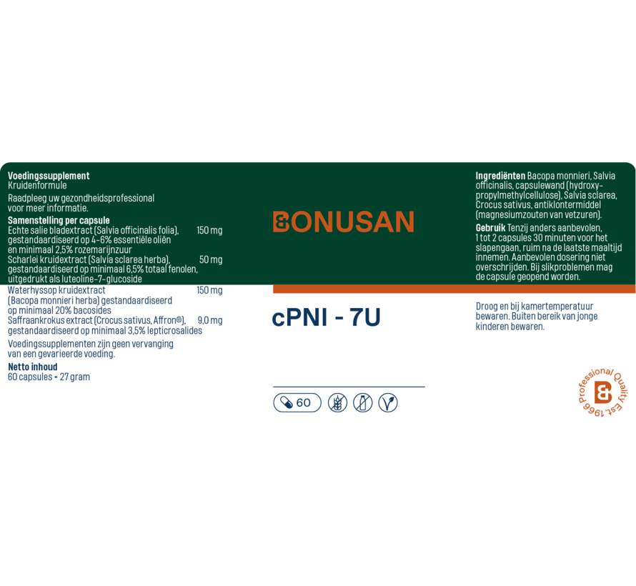 Bonusan cPNI-7U 60 capsules
