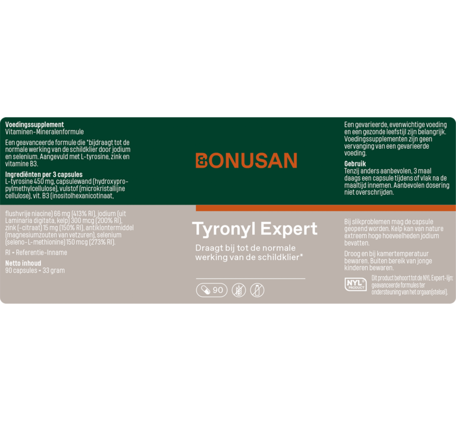 Bonusan Tyronyl Expert 90/300 capsules