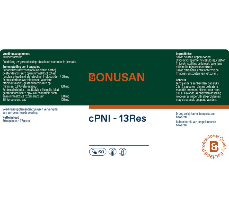 Bonusan cPNI-13Res 60 capsules