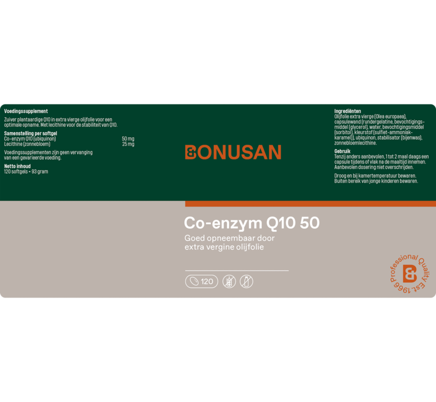 Bonusan Co-enzym Q10 50 mg 60 capsules