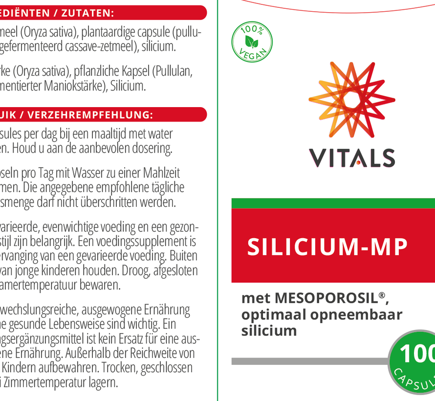Vitals Silicium-MP 100 capsules