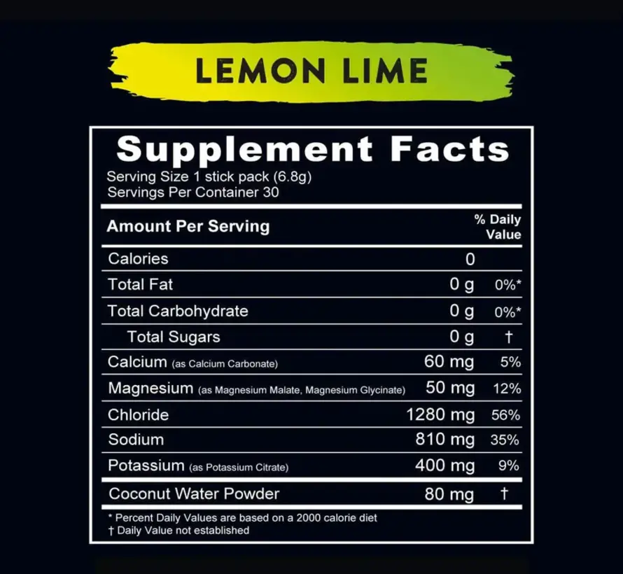 Redmond Life Re-Lyte Hydration Lemon Lime 30 stuks