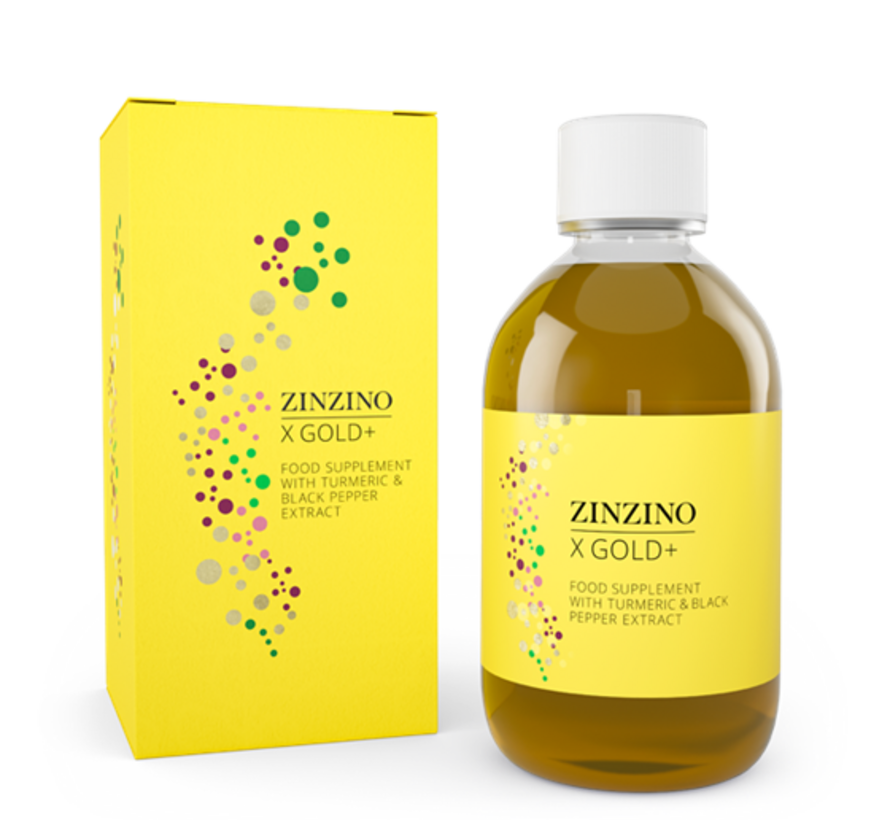 Zinzino X Gold+ 250 ml liquid turmeric & Black Pepper