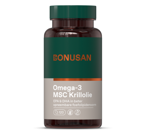 Bonusan Bonusan Omega-3 MSC Krillolie 60/120 softgels
