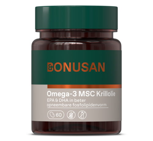Bonusan Bonusan Omega-3 MSC Krillolie 60/120 softgels