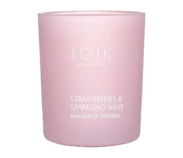 Joik Joik Natuurlijke Geurkaars - Strawberries & Sparkling wine  150 gr