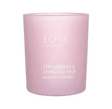 Joik Joik Natuurlijke Geurkaars - Strawberries & Sparkling wine 150 gr