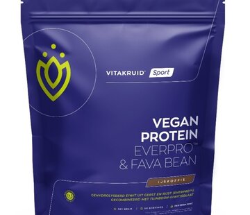Vitakruid Vitakruid Vegan Protein Everpro & Fava Bean IJskoffie 921 gram
