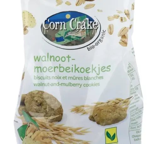 Corn Crake Corn Crake Walnoot-moerbeikoekjes 150 gr