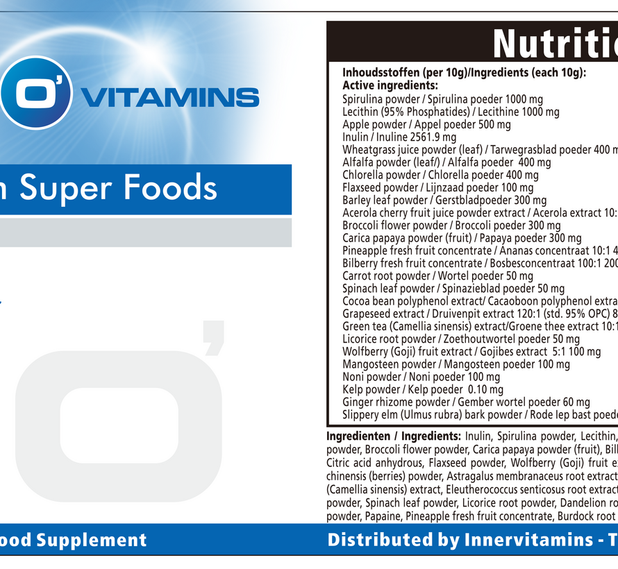 Green Super Foods Plantovitamins 300 gram