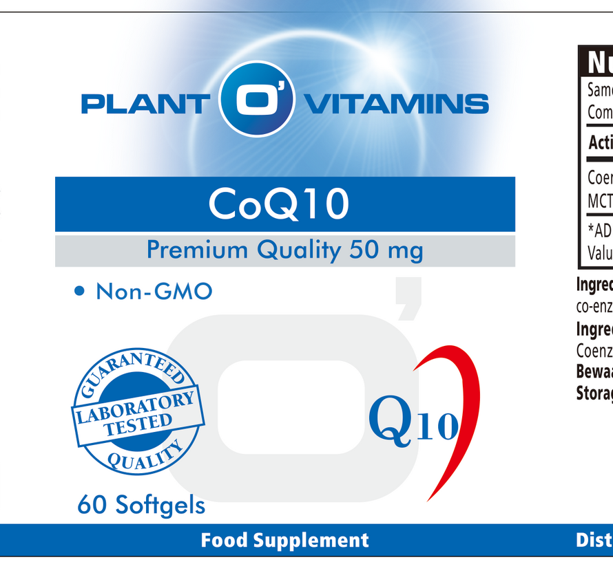 CoQ10 Plantovitamins 60 softgels