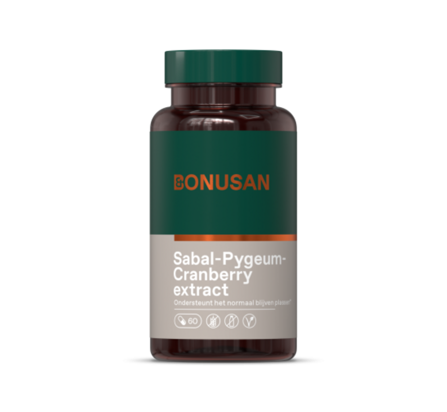 Bonusan Sabal-Pygeum-Cranberry extract 60 capsules
