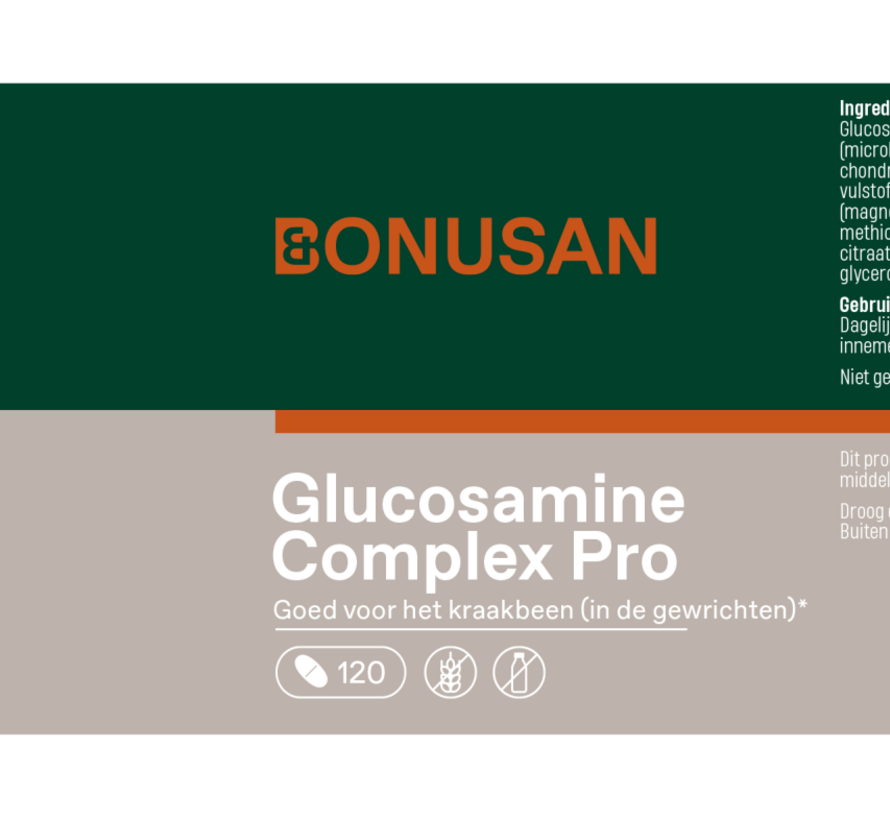 Bonusan Glucosamine Complex Pro 120 tabletten