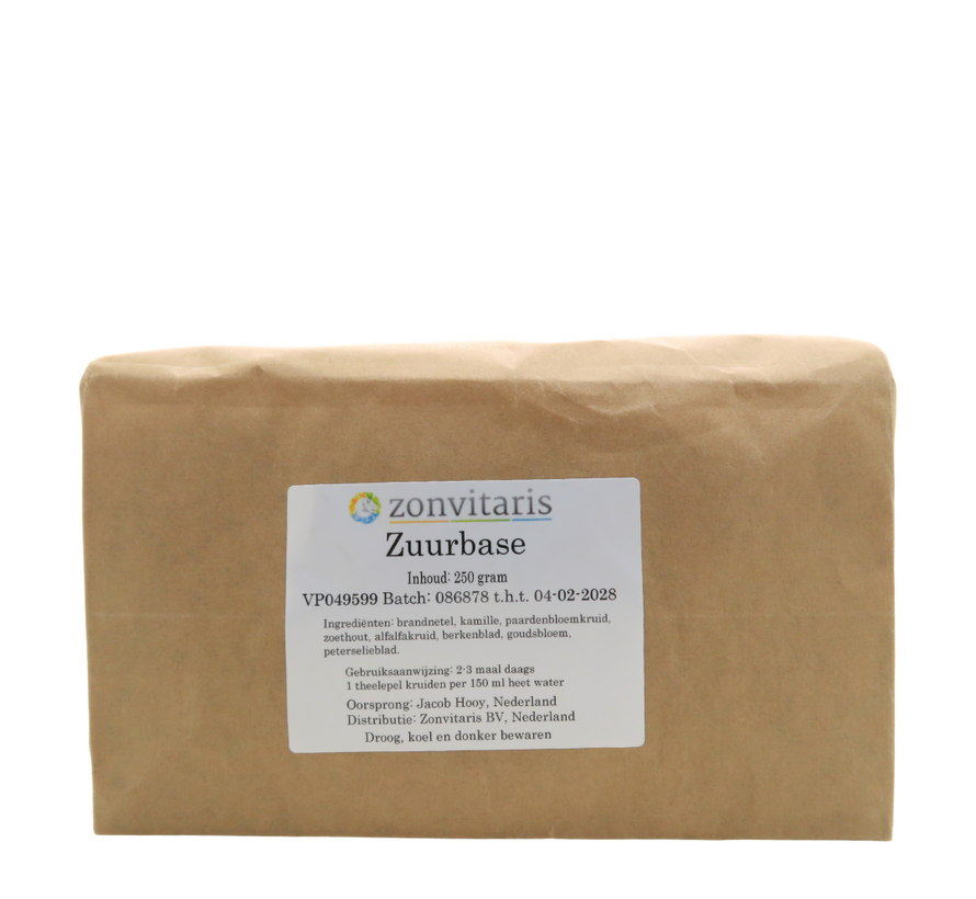 Zonvitaris Zuurbase thee 250 gram
