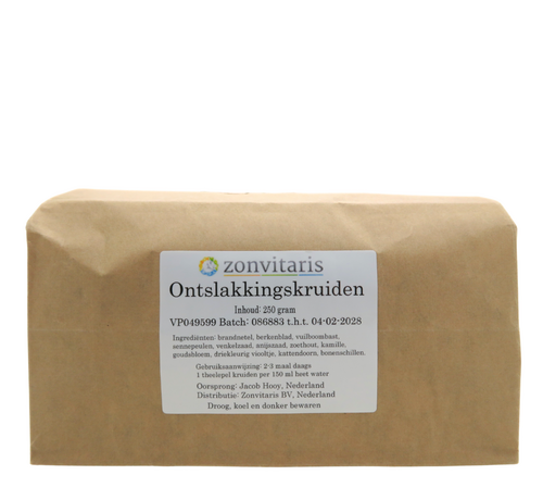 Zonvitaris Zonvitaris Ontslakkingskruiden thee 250 gram