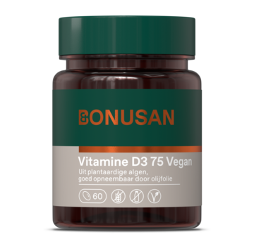 Bonusan Bonusan Vitamine D3 75 Vegan 60 softgels