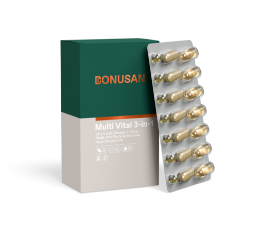 Bonusan Multi Vital 3-in-1 28 stuks