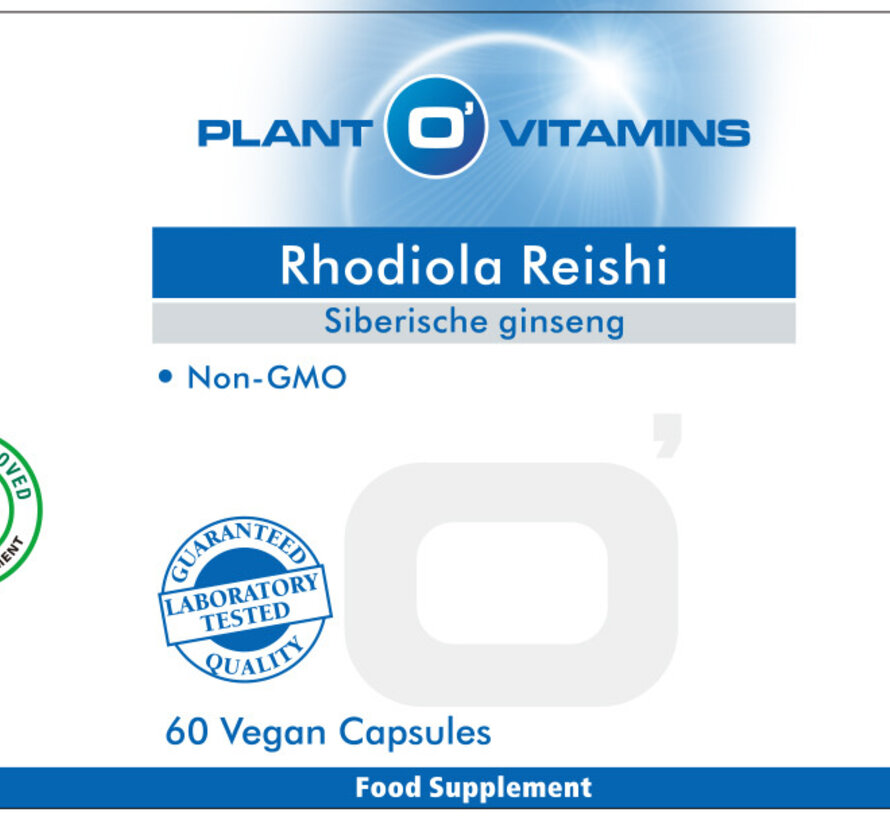 Rhodiola Reishi Plantovitamins 60 capsules