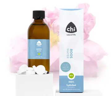 Chi Natural Life Chi Rozenwater + Pop-up maskers, Hydrolaat biologisch 150 ml