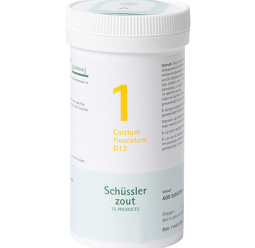 Schüssler zout nr.1 Calcium Fluoratum D12 - 400 tabletten