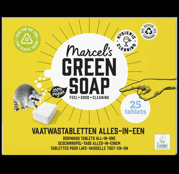 Marcel's Green Soap Marcels Green Soap Vaatwastabletten all-in-one 25 tabletten