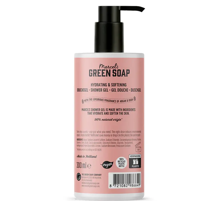 Marcel's Green Soap Douchegel Argan & Oudh 300 ml