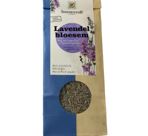 Sonnentor Sonnentor Lavendelbloesem thee bio los 70 gram