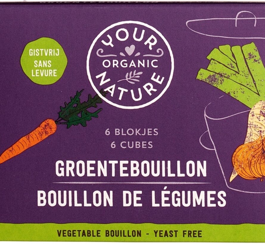 Your Organic Nature Groentebouillonblokjes helder