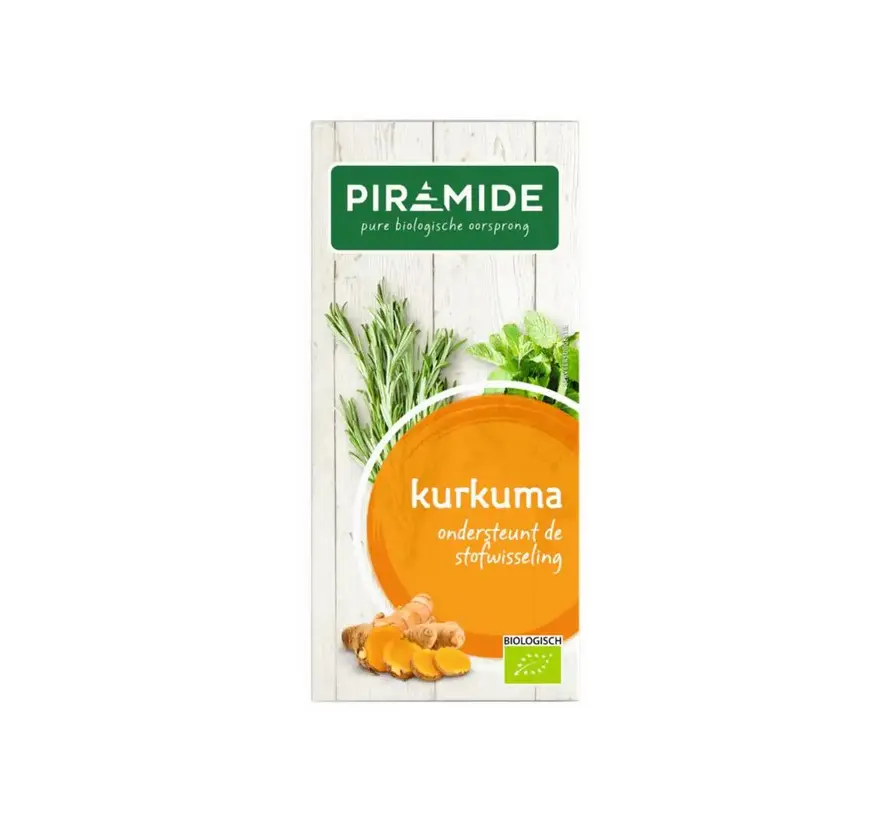 Piramide kurkuma thee