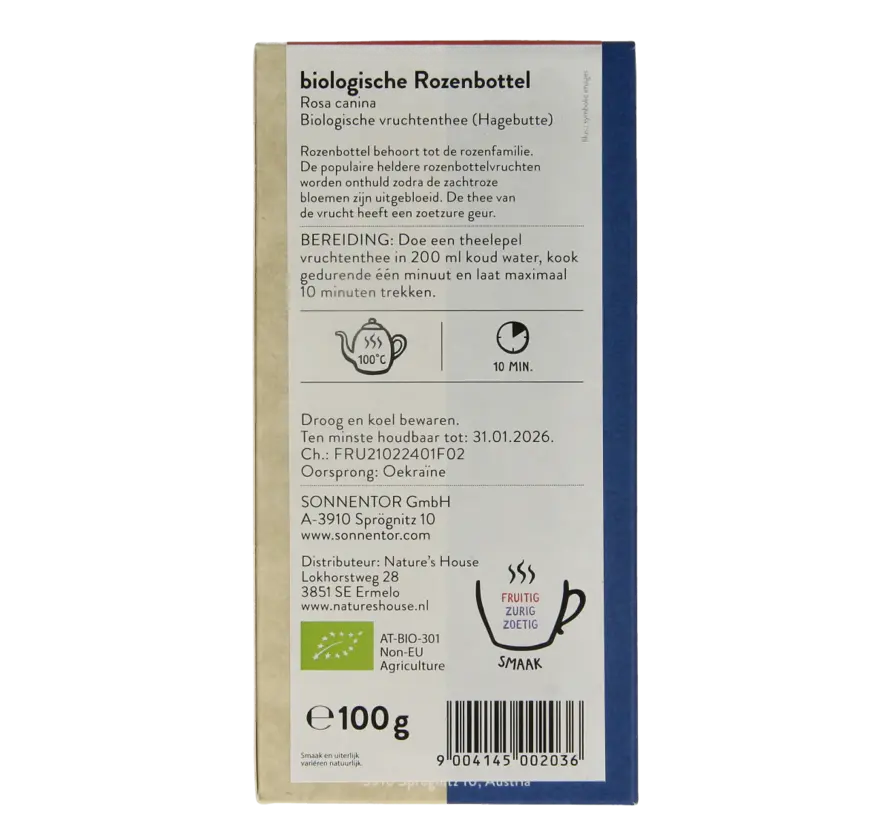 Sonnentor Rozenbottel los 100 gram
