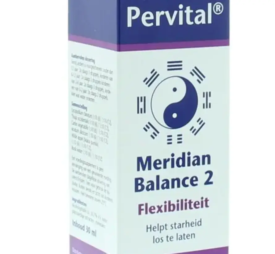 Pervital Meridian balance 2 flexibiliteit
