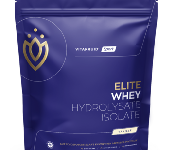 Vitakruid Vitakruid Elite Whey Protein Hydrolysate Isolate vanille 990 gram
