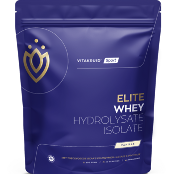 Vitakruid Vitakruid Elite Whey Protein Hydrolysate Isolate vanille 990 gram