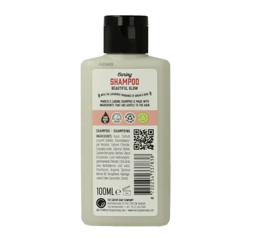 Marcel's Green Soap Shampoo mini argan & oudh 100ml