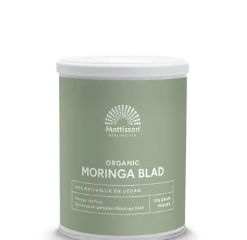 Mattisson Mattisson Moringa blad poeder moringa oleifera bio 125gr
