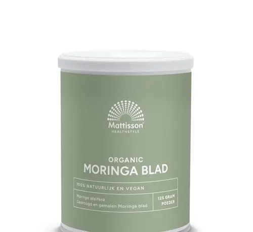 Mattisson Mattisson Moringa blad poeder moringa oleifera bio 125gr