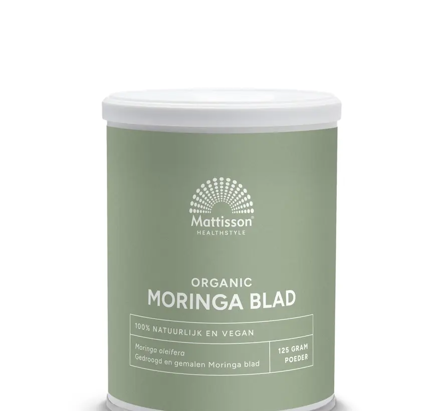 Mattisson Moringa blad poeder moringa oleifera bio 125gr