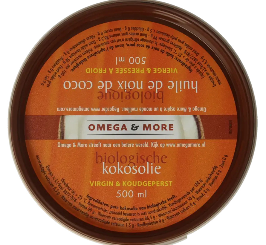 Omega & More Kokosolie extra virgin bio 500ml