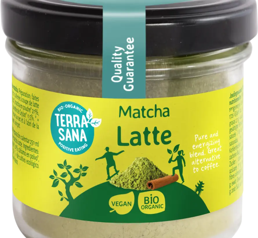 TerraSana Matcha latte gula java bio 120gr