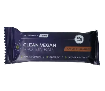 Vitakruid Vitakruid Clean vegan protein bar - apple cinnamon