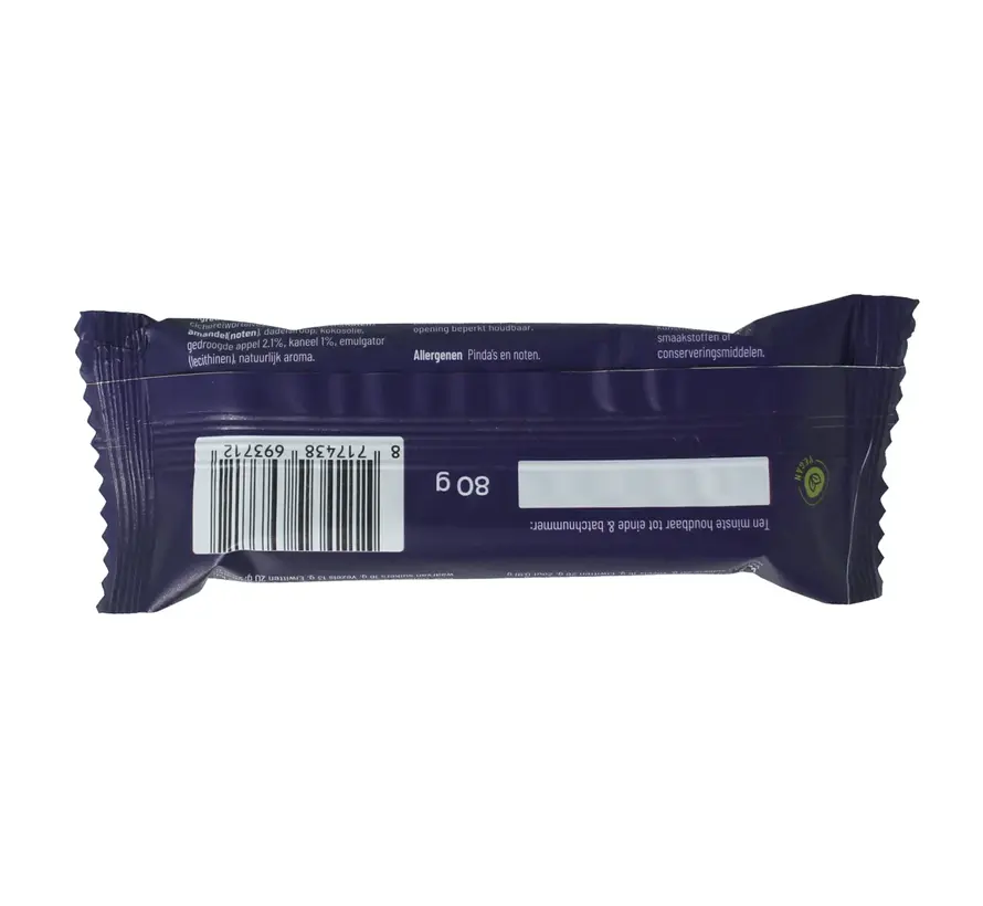 Vitakruid Clean vegan protein bar - apple cinnamon