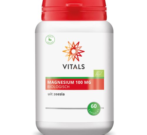 Vitals Vitals Magnesium 100 mg uit zeesla 60 capsules